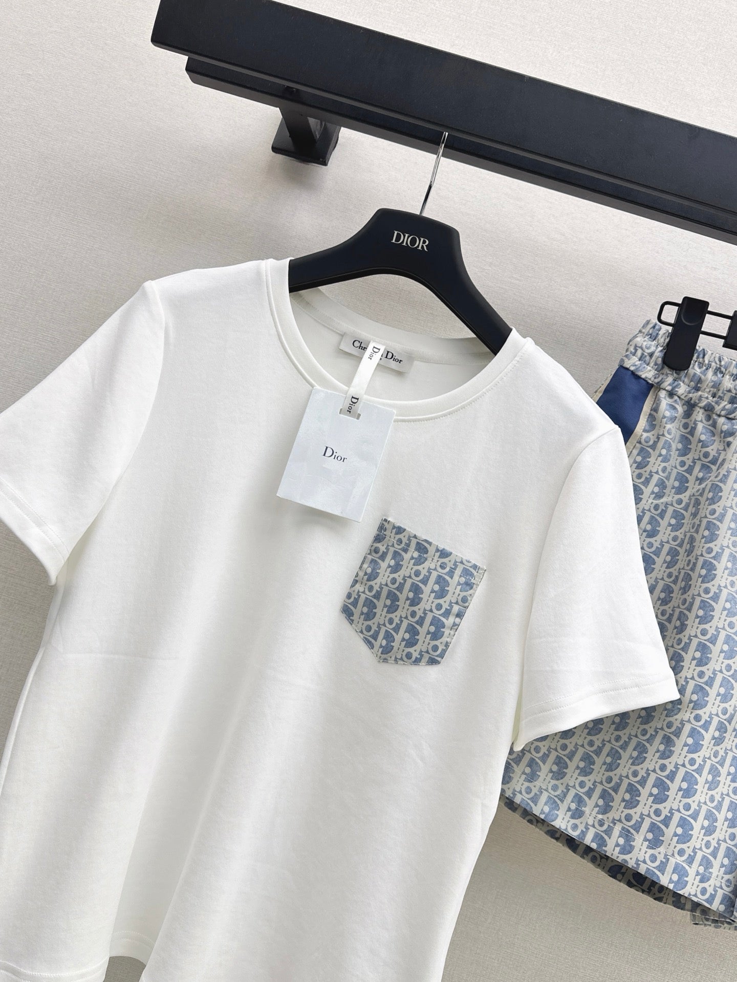 D*r 25ss Oblique t-shirt and shorts set