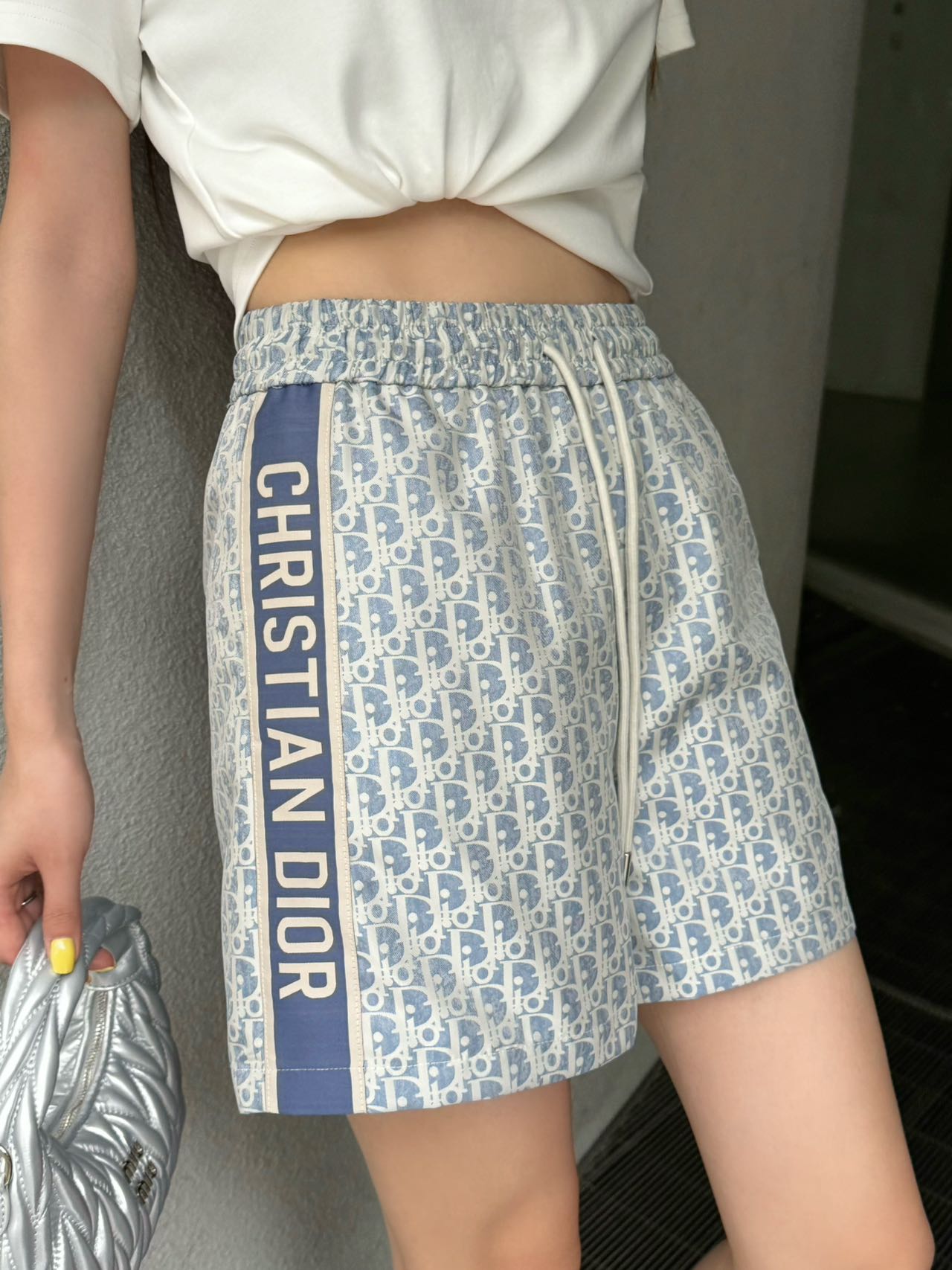 D*r 25ss Oblique t-shirt and shorts set