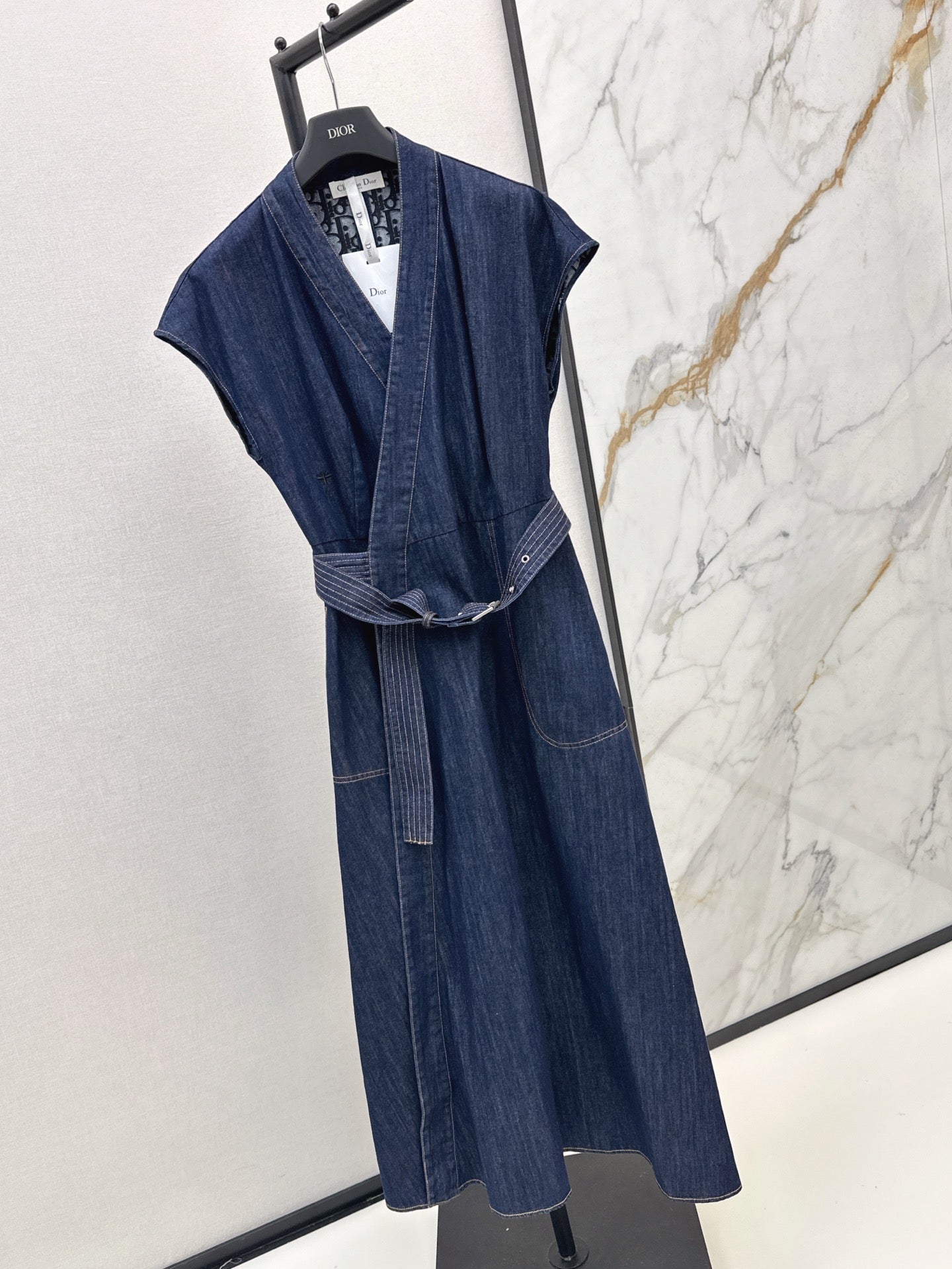 D*r 25ss belted demin dress