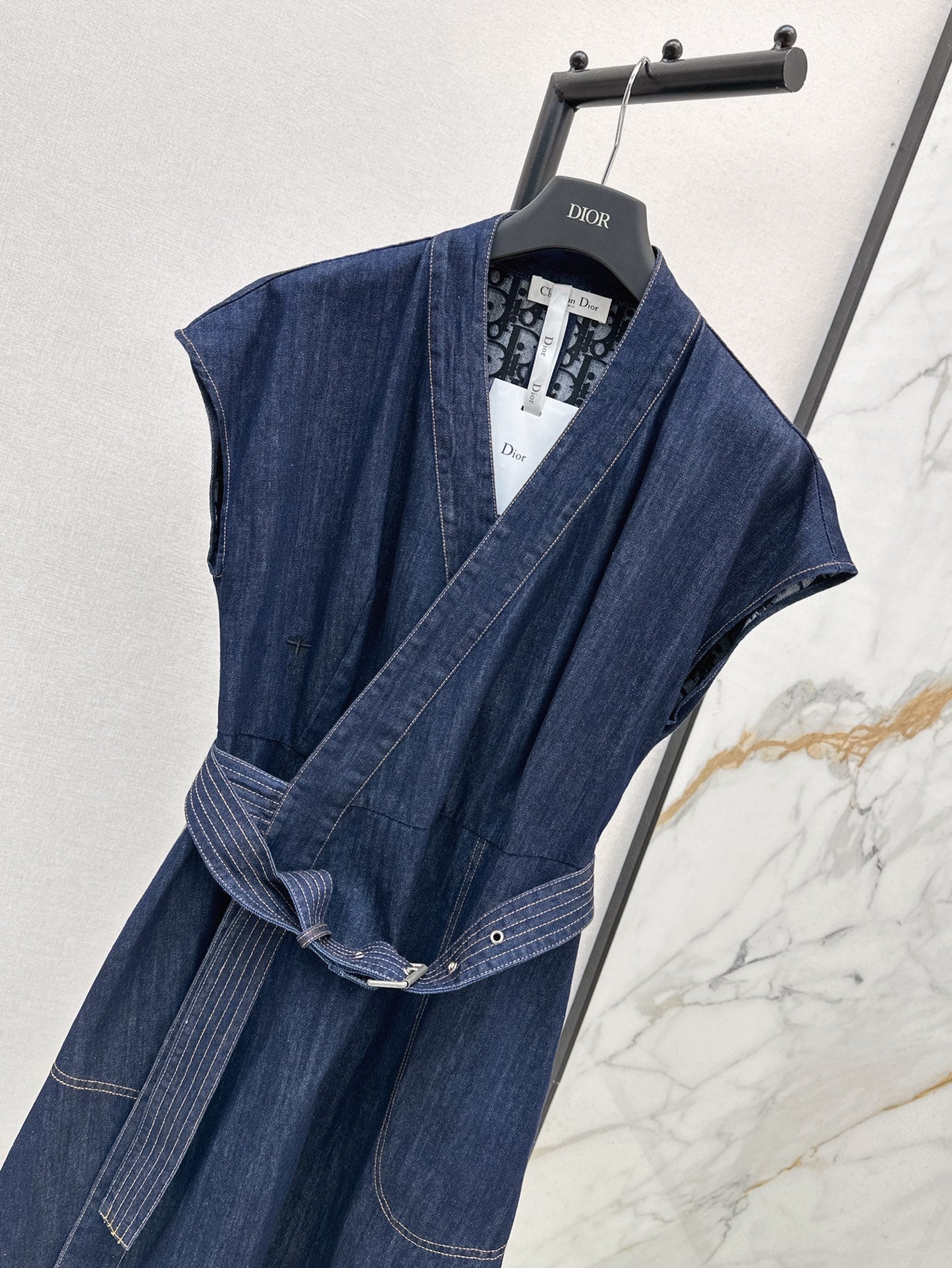 D*r 25ss belted demin dress