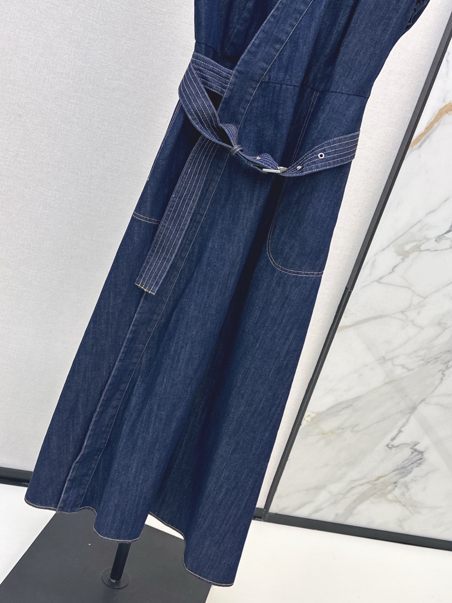 D*r 25ss belted demin dress