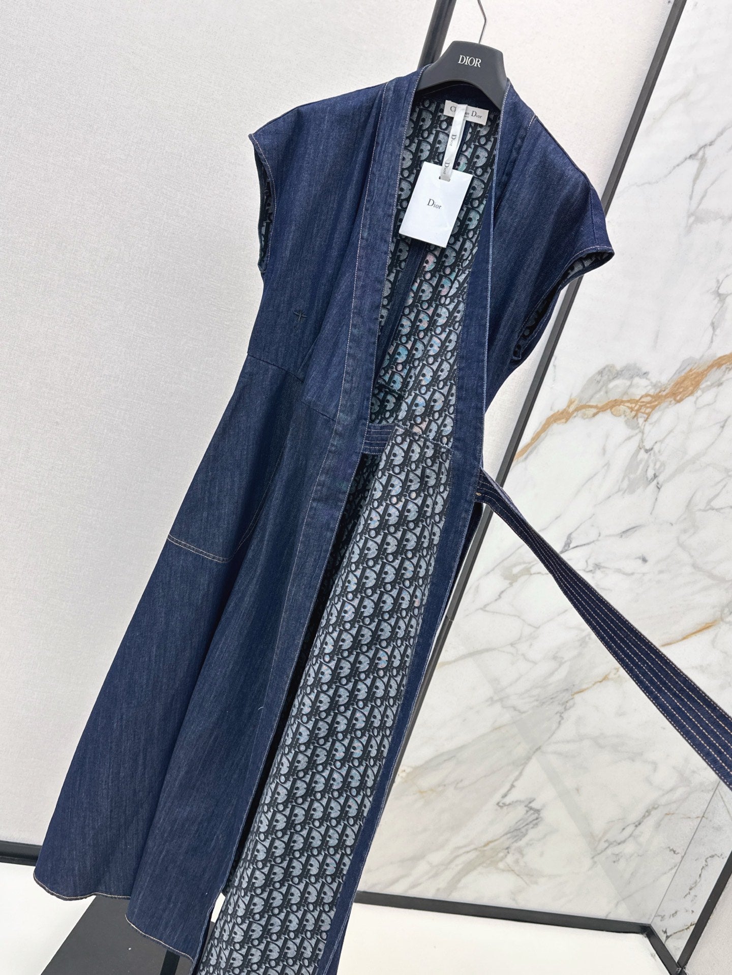 D*r 25ss belted demin dress