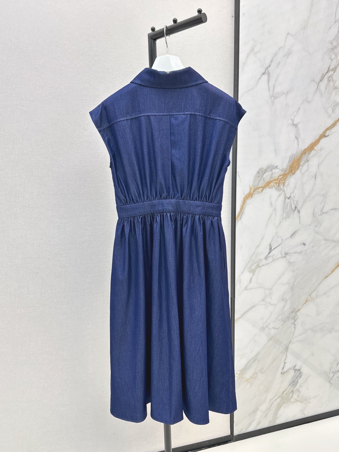 Loe* 25ss zipper demin dress