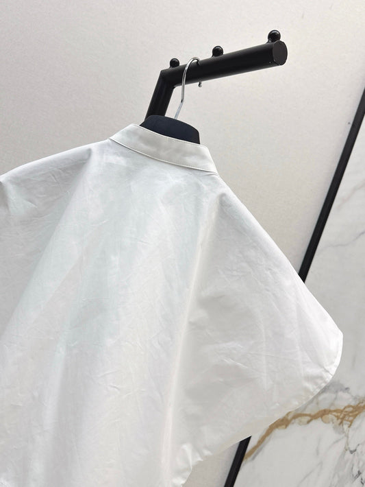 D*r 25ss tied cropped blouse