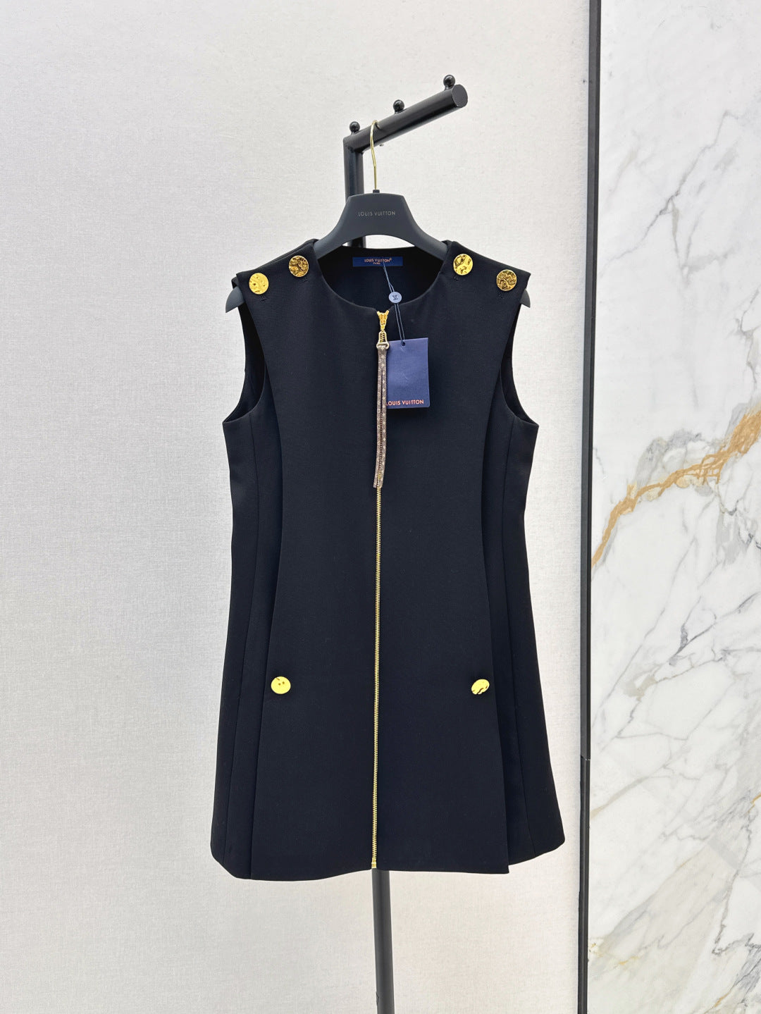 Loui* 25ss zip-up short dress