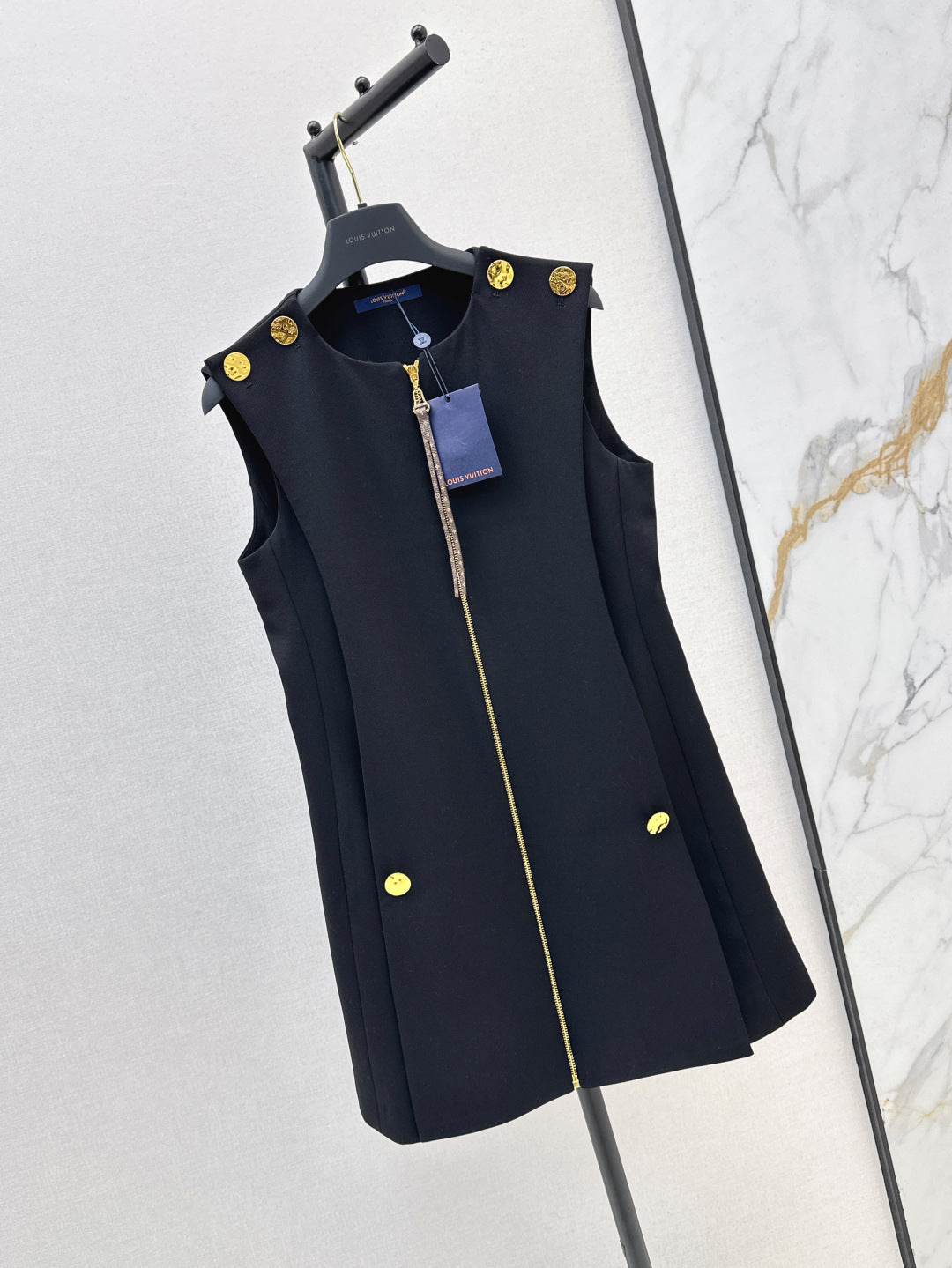 Loui* 25ss zip-up short dress