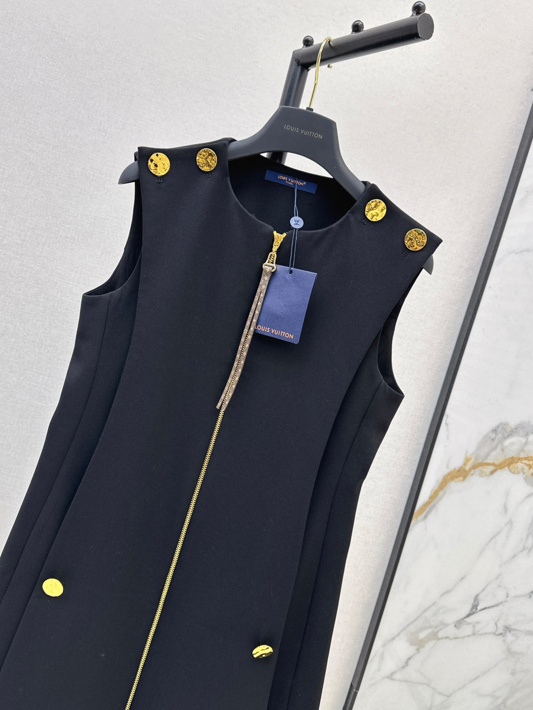 Loui* 25ss zip-up short dress