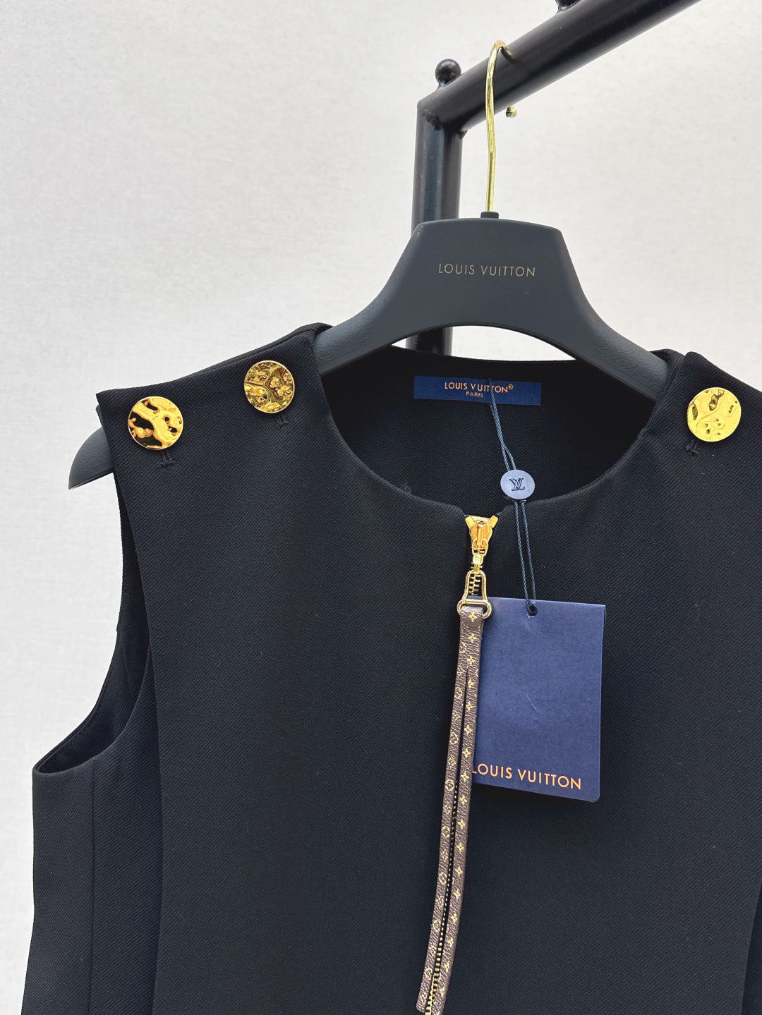 Loui* 25ss zip-up short dress