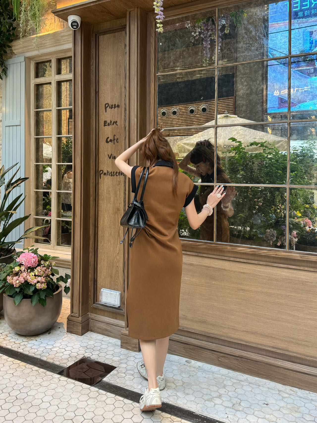 Loe* color-blocked dress