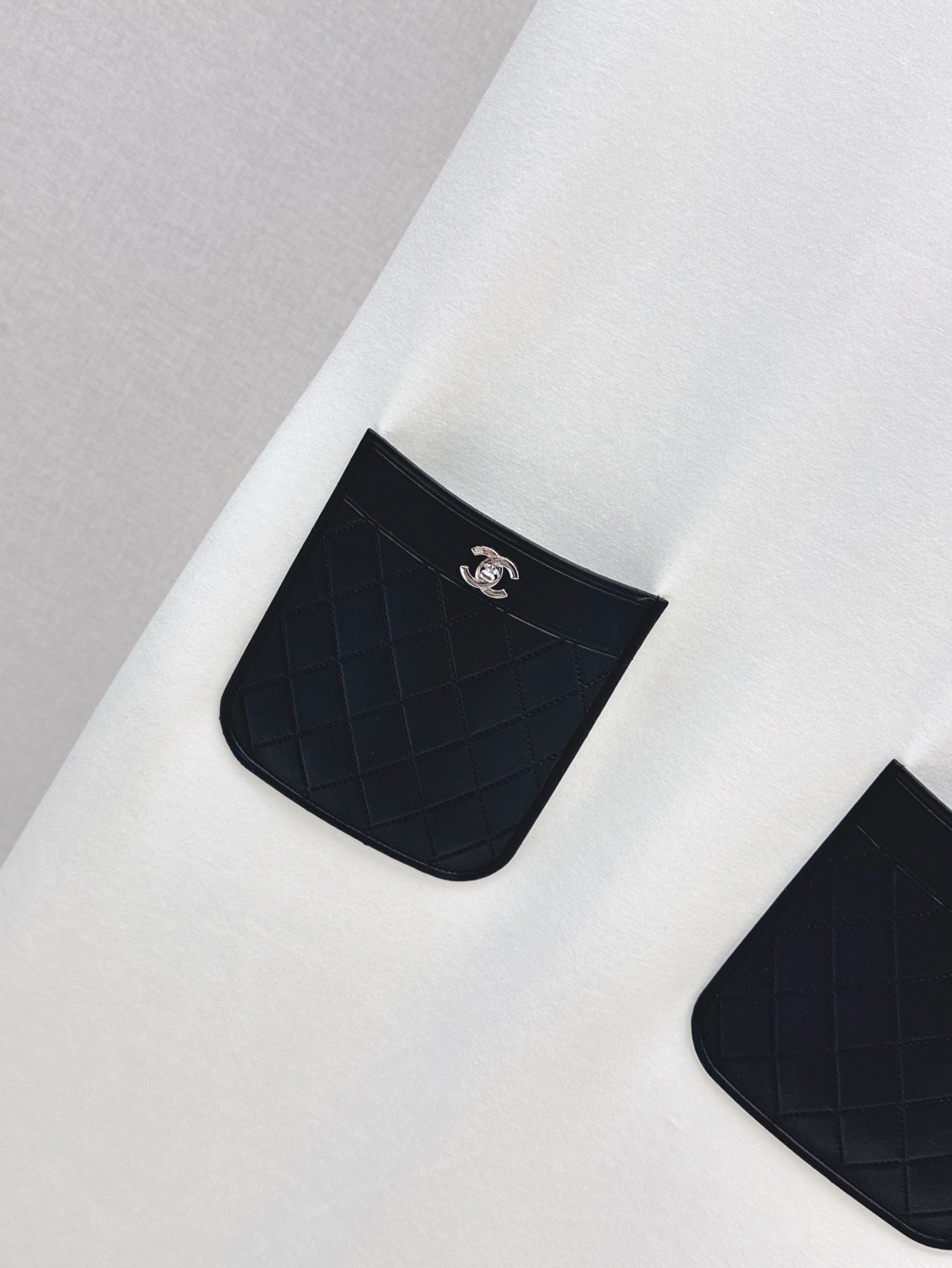 C*nel 25ss leather pocket long dress