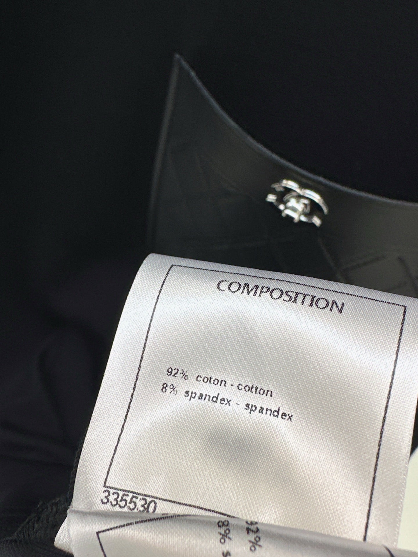 C*nel 25ss leather pocket long dress