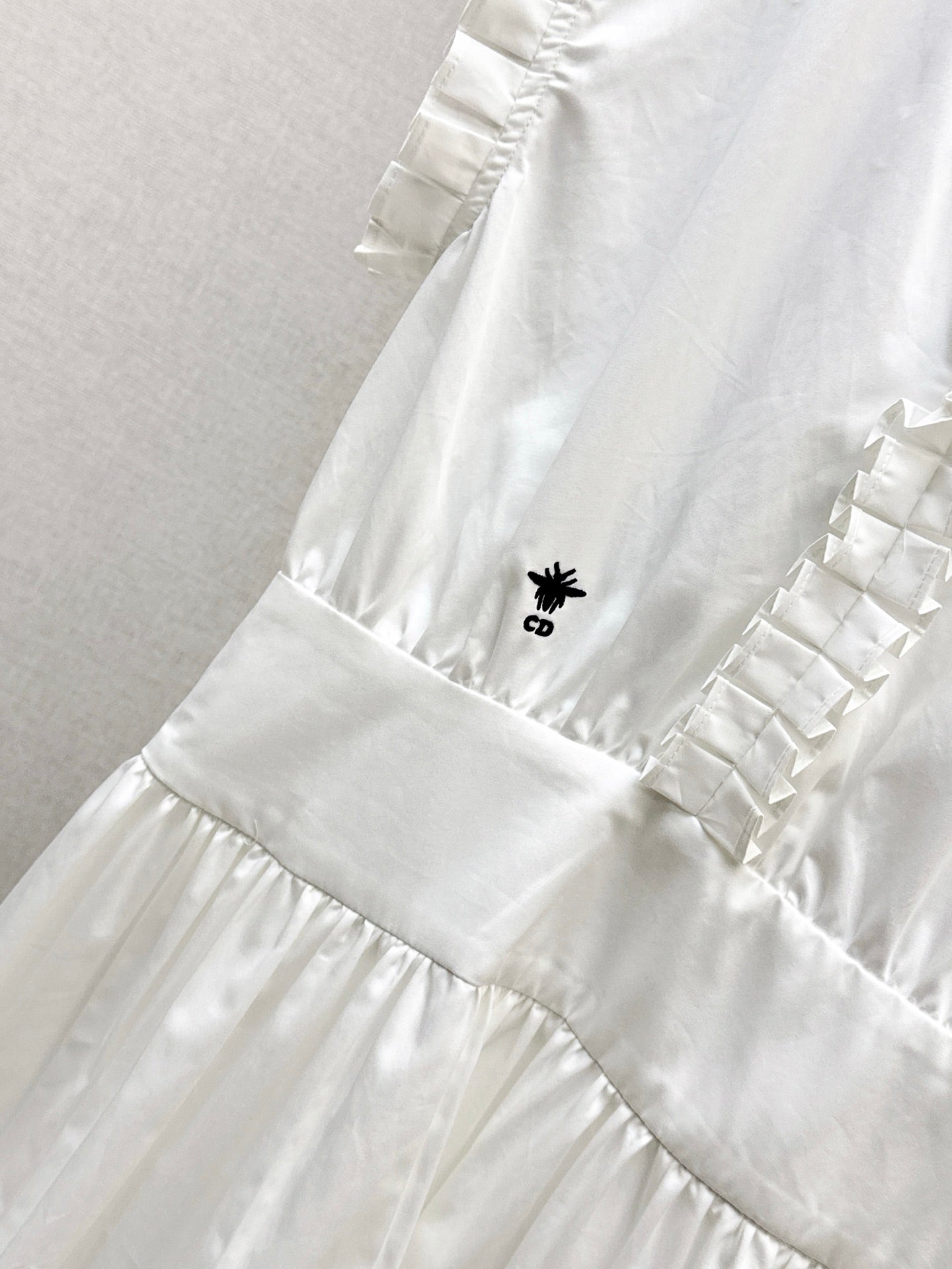 D*r 25ss ruffle pleated dress