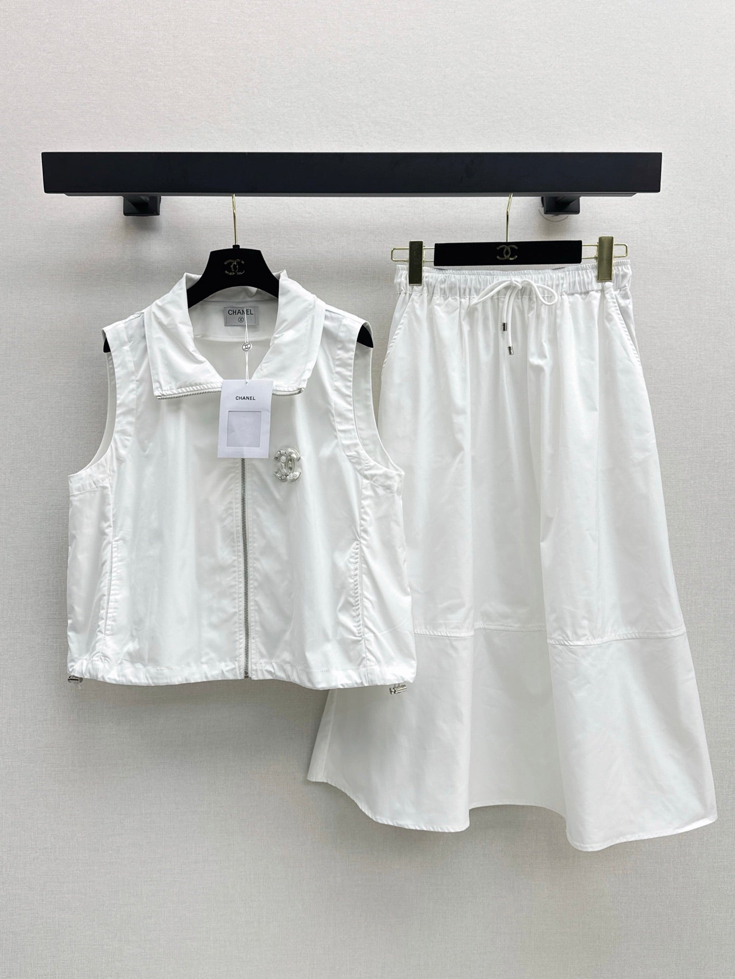 C*nel 25ss vest jacket and skirt set