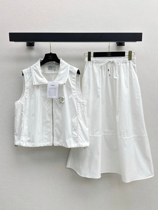 C*nel 25ss vest jacket and skirt set