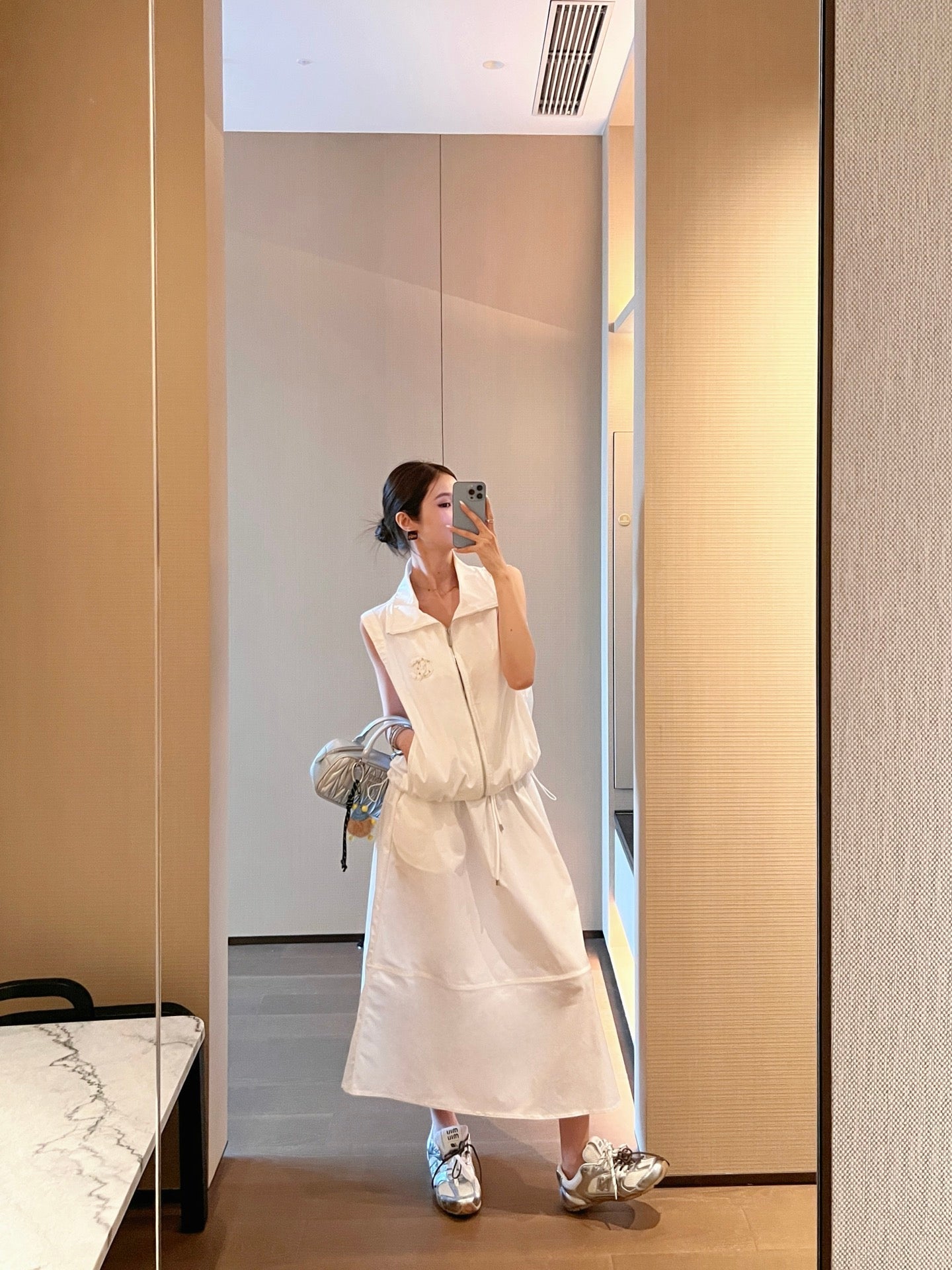 C*nel 25ss vest jacket and skirt set