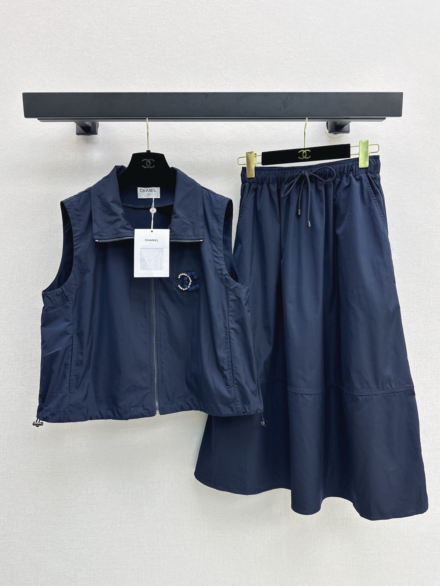 C*nel 25ss vest jacket and skirt set