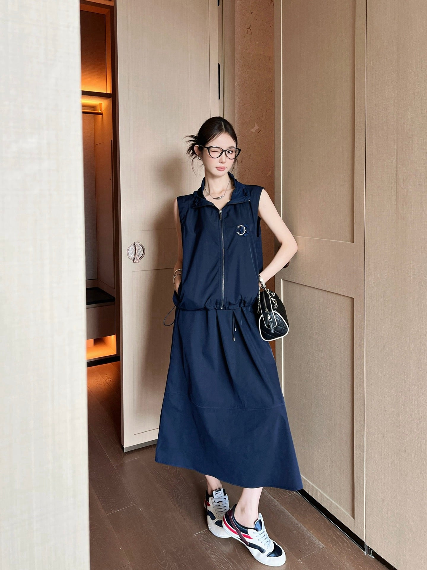 C*nel 25ss vest jacket and skirt set