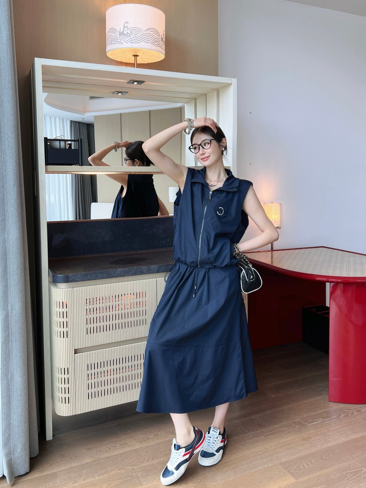 C*nel 25ss vest jacket and skirt set