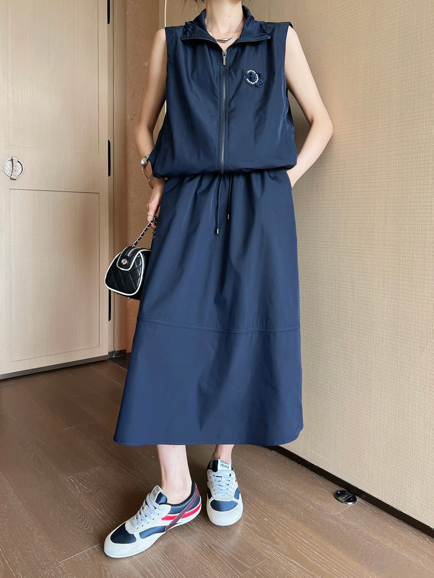 C*nel 25ss vest jacket and skirt set