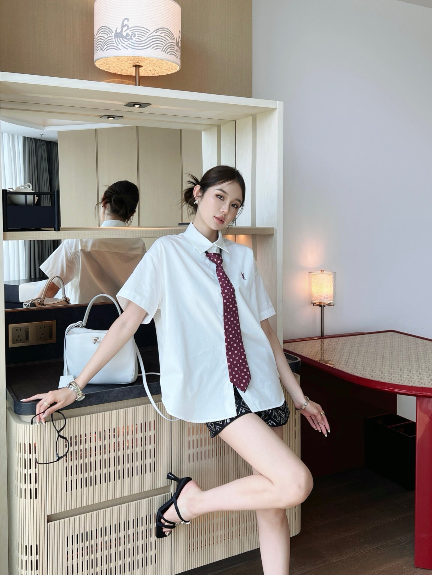 YS* 25ss shirt with tie