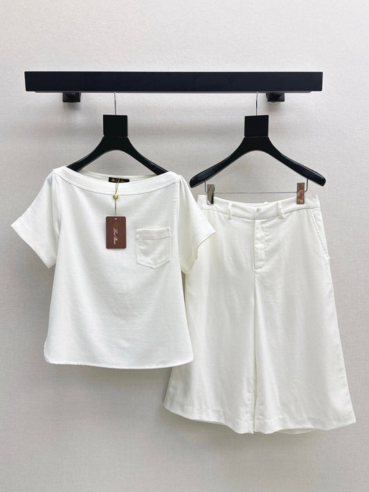 Lor*P 25ss top and shorts set