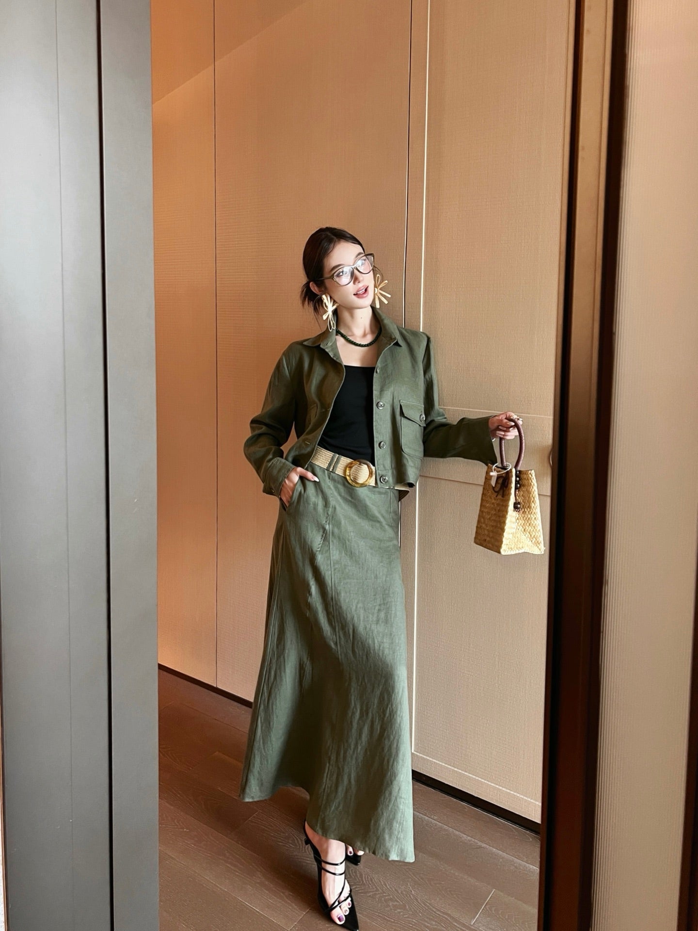 Lor*P 25ss linen jacket