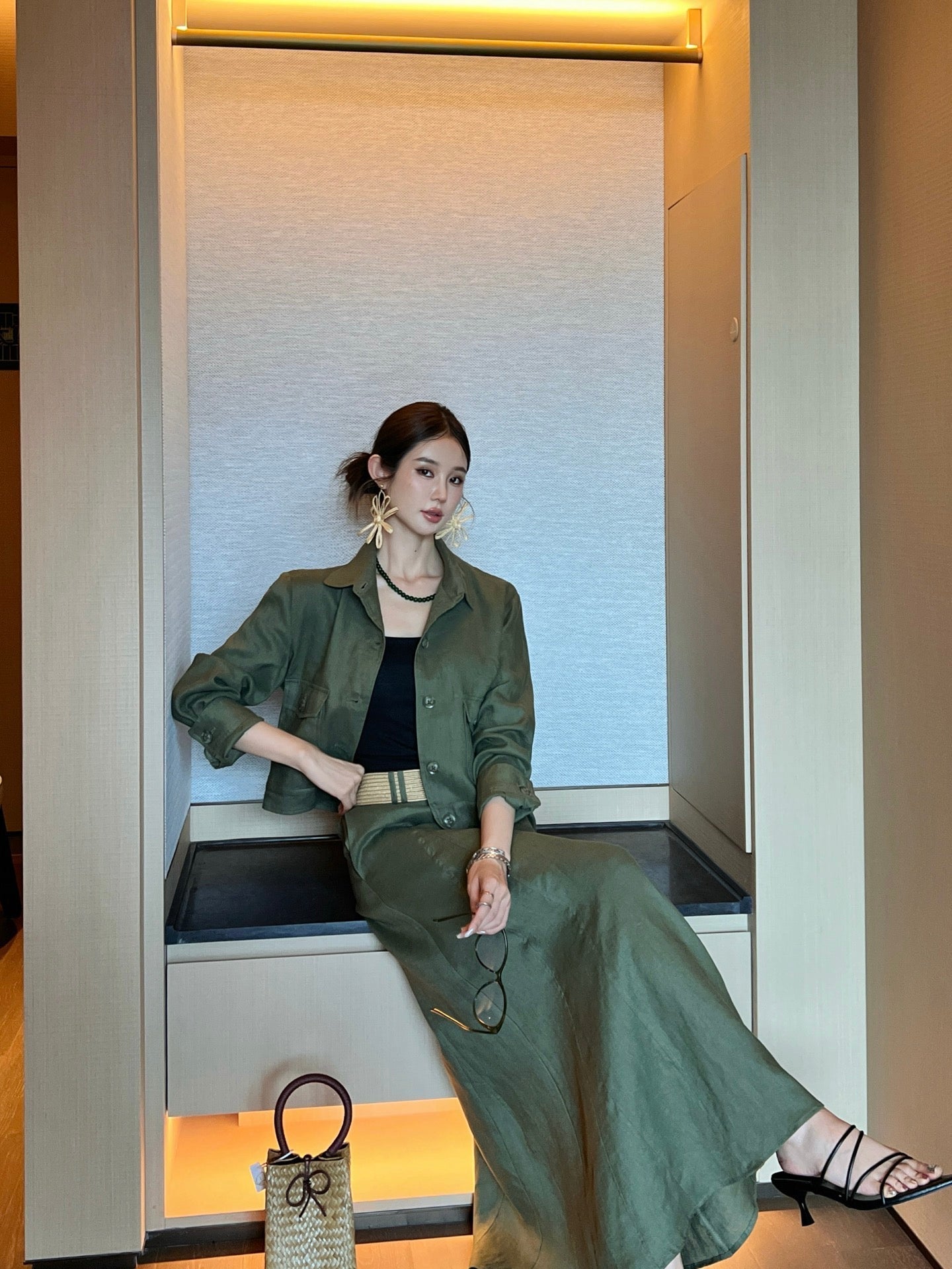 Lor*P 25ss linen jacket