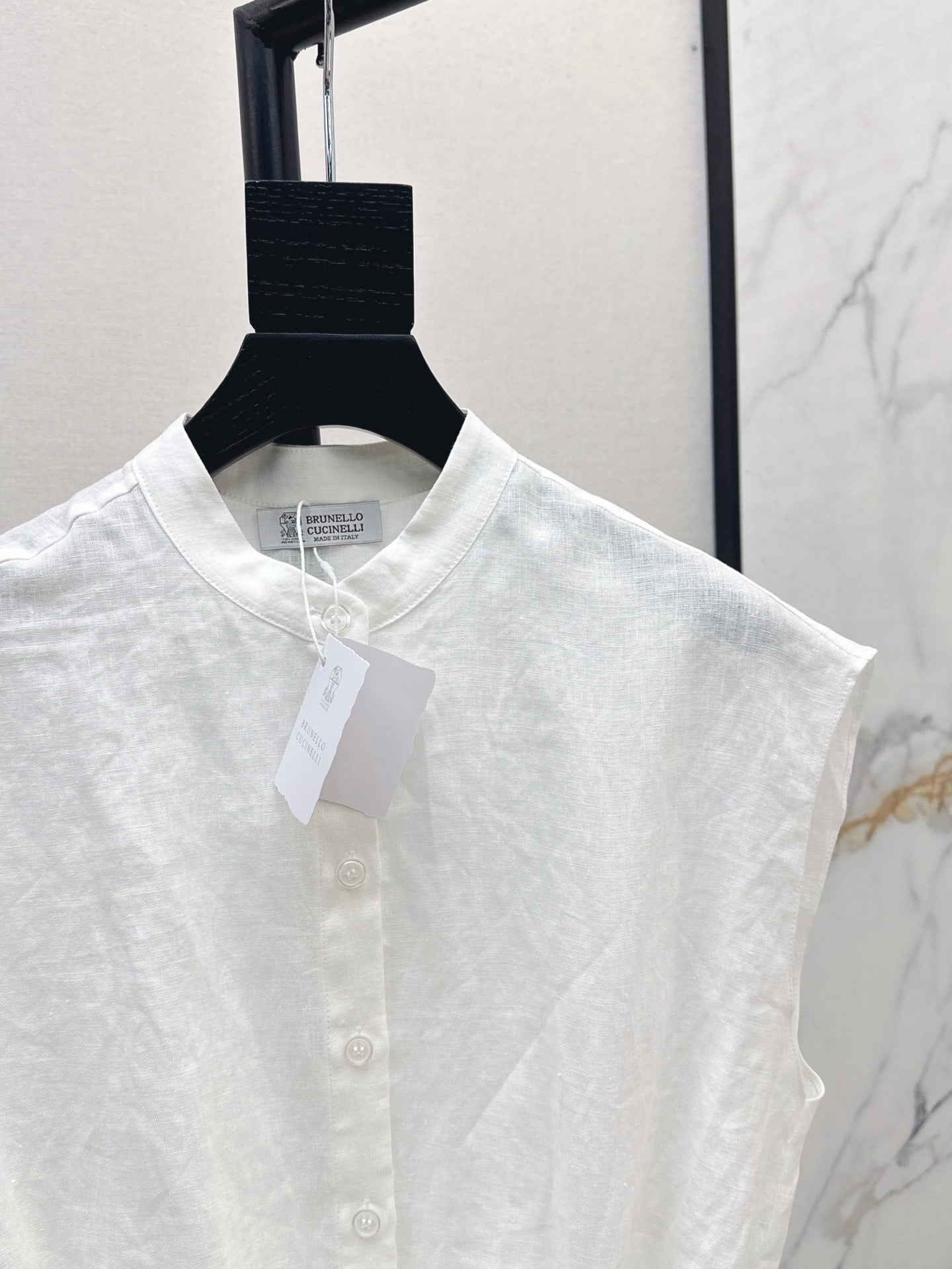 Lor*P 25ss linen belted vest