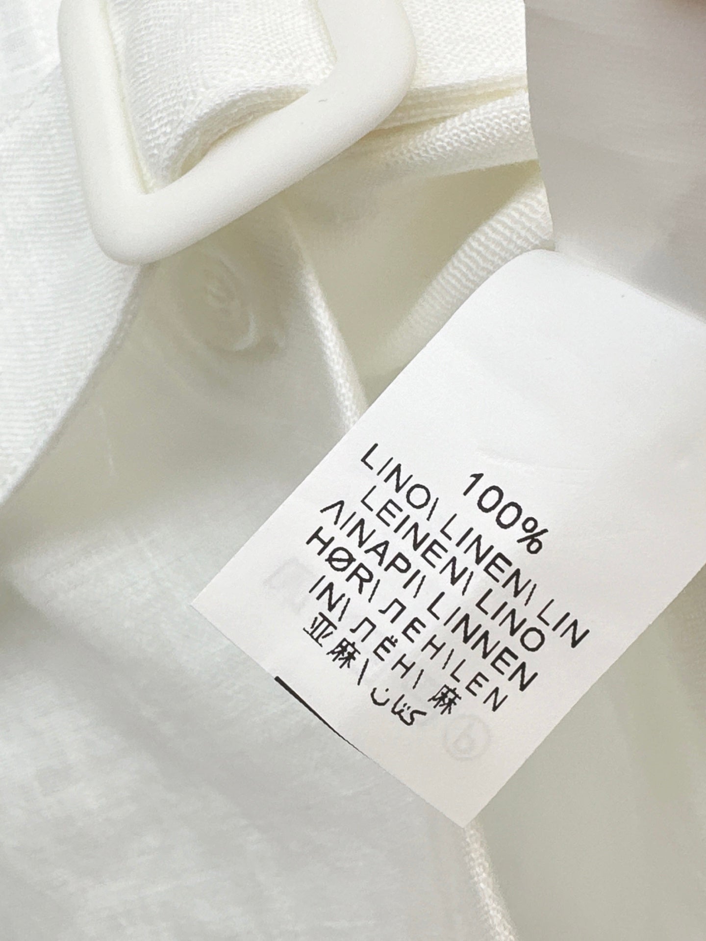 Lor*P 25ss linen belted vest