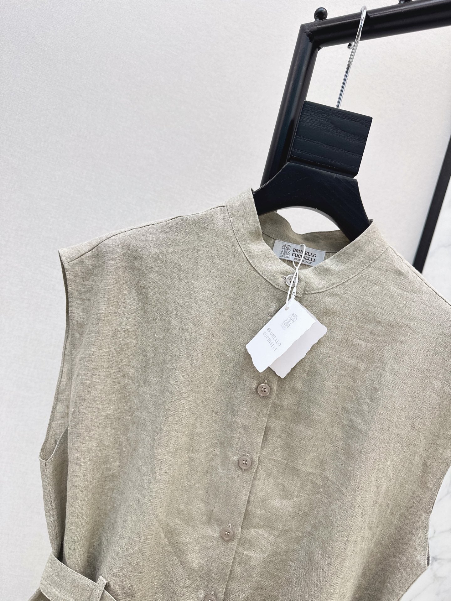 Lor*P 25ss linen belted vest