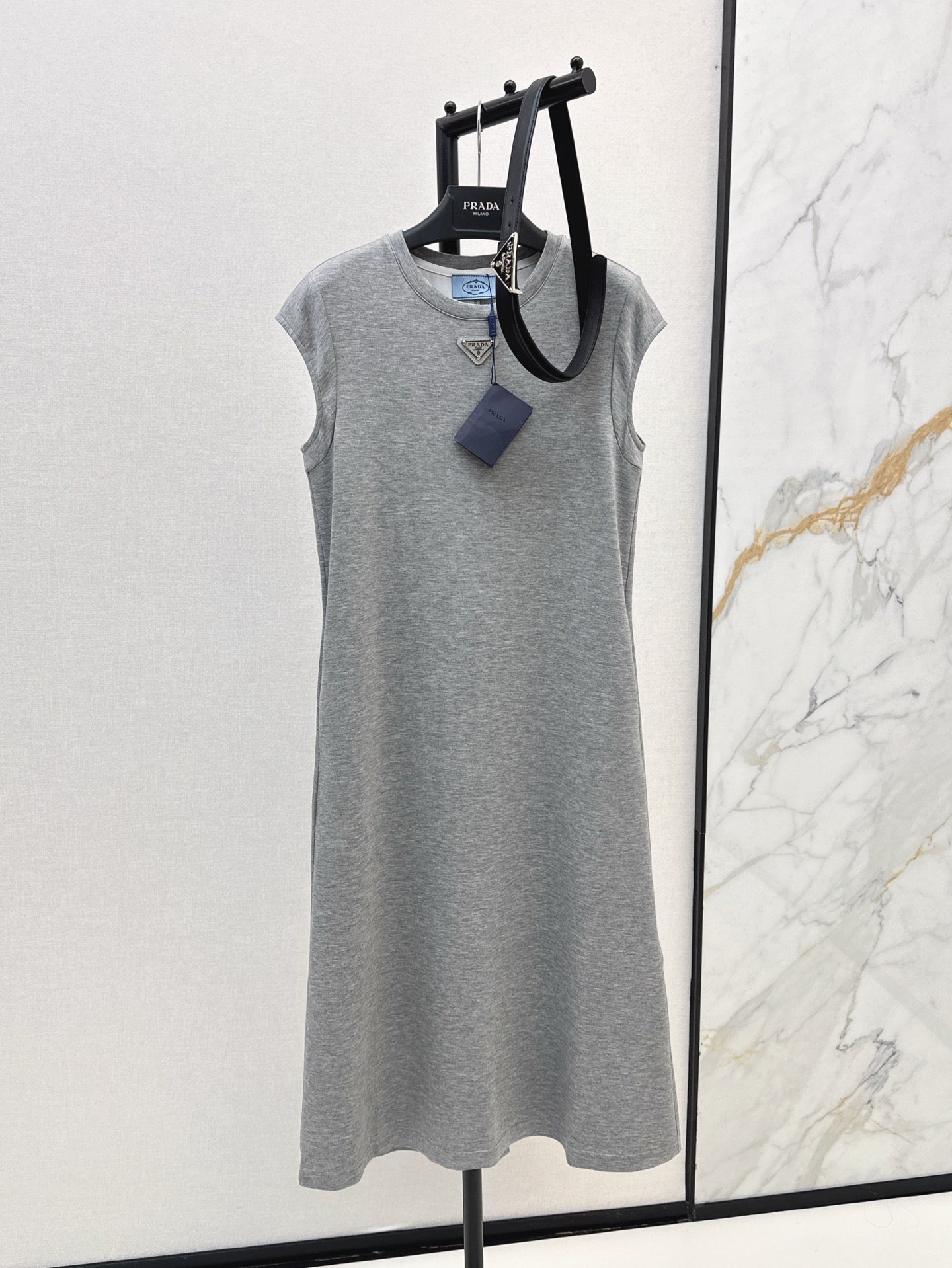 Pra* 25ss ribbed jersey dress
