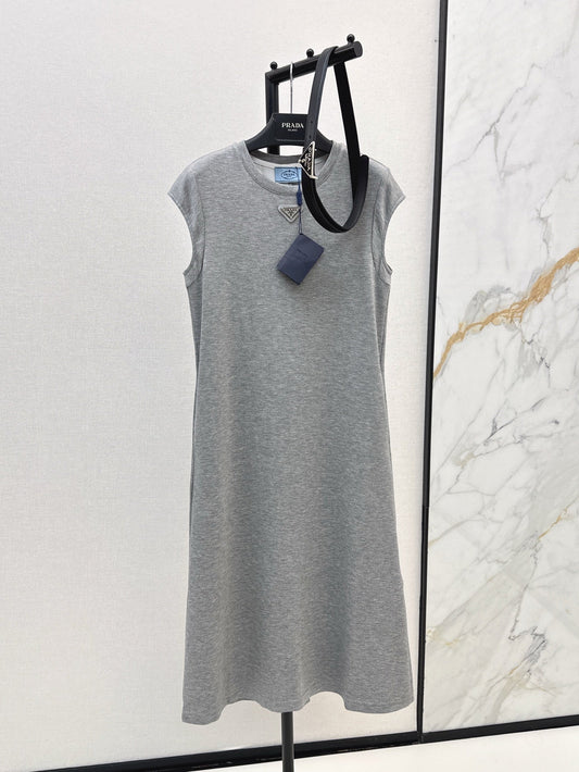 Pra* 25ss ribbed jersey dress