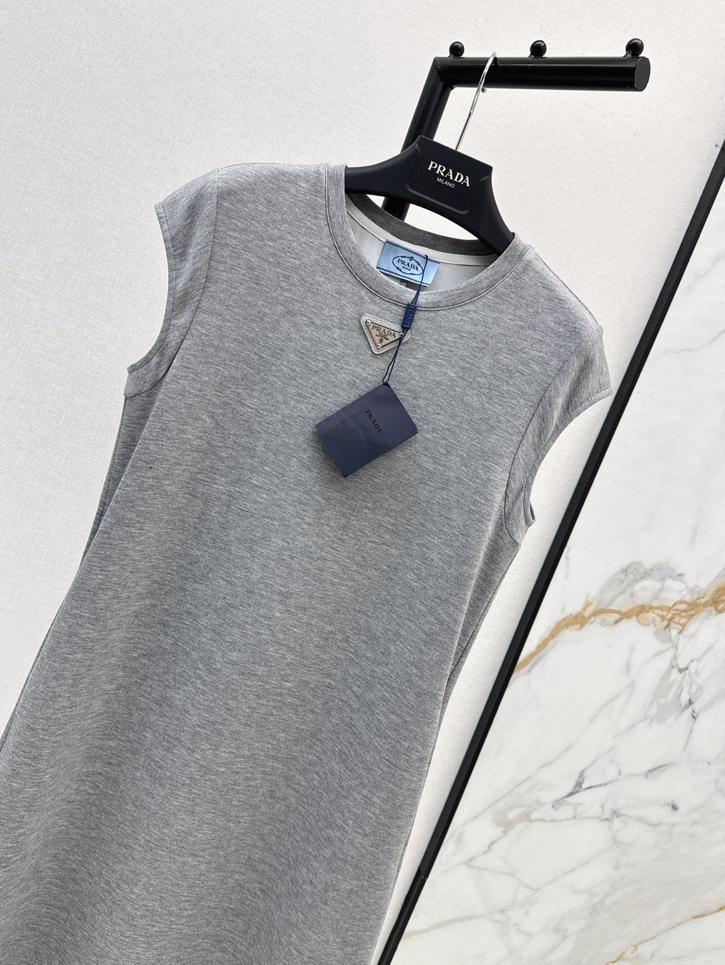 Pra* 25ss ribbed jersey dress