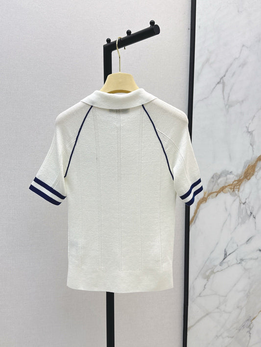 M*u 25ss knit polo shirt