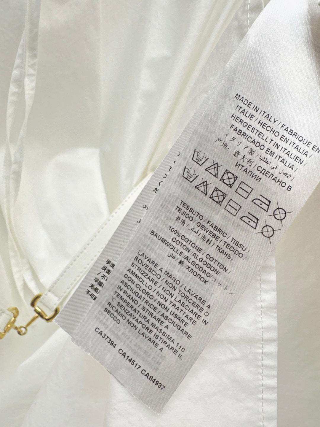 Gu* embroidered shirt dress