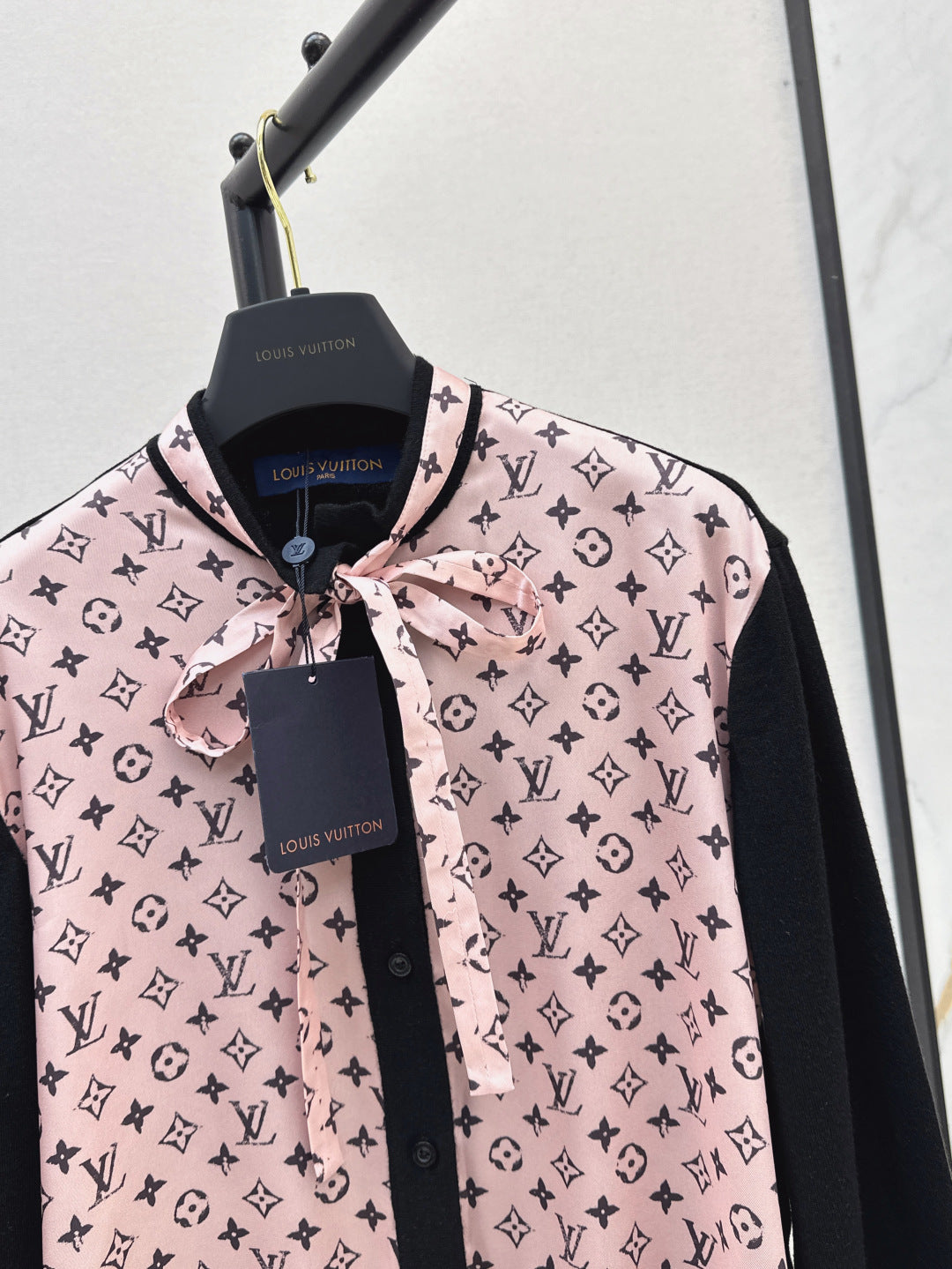 Loui* monogram front cardigan