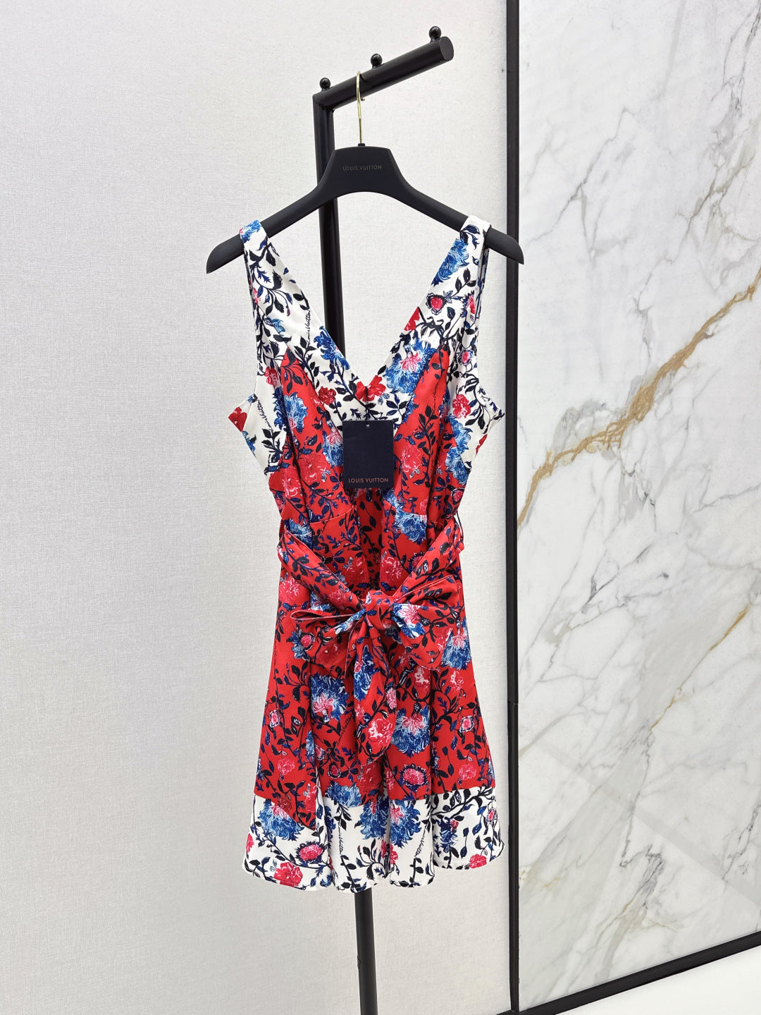 Loui* Floral Vine Godet Dress