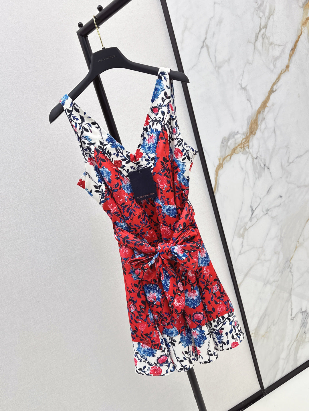 Loui* Floral Vine Godet Dress