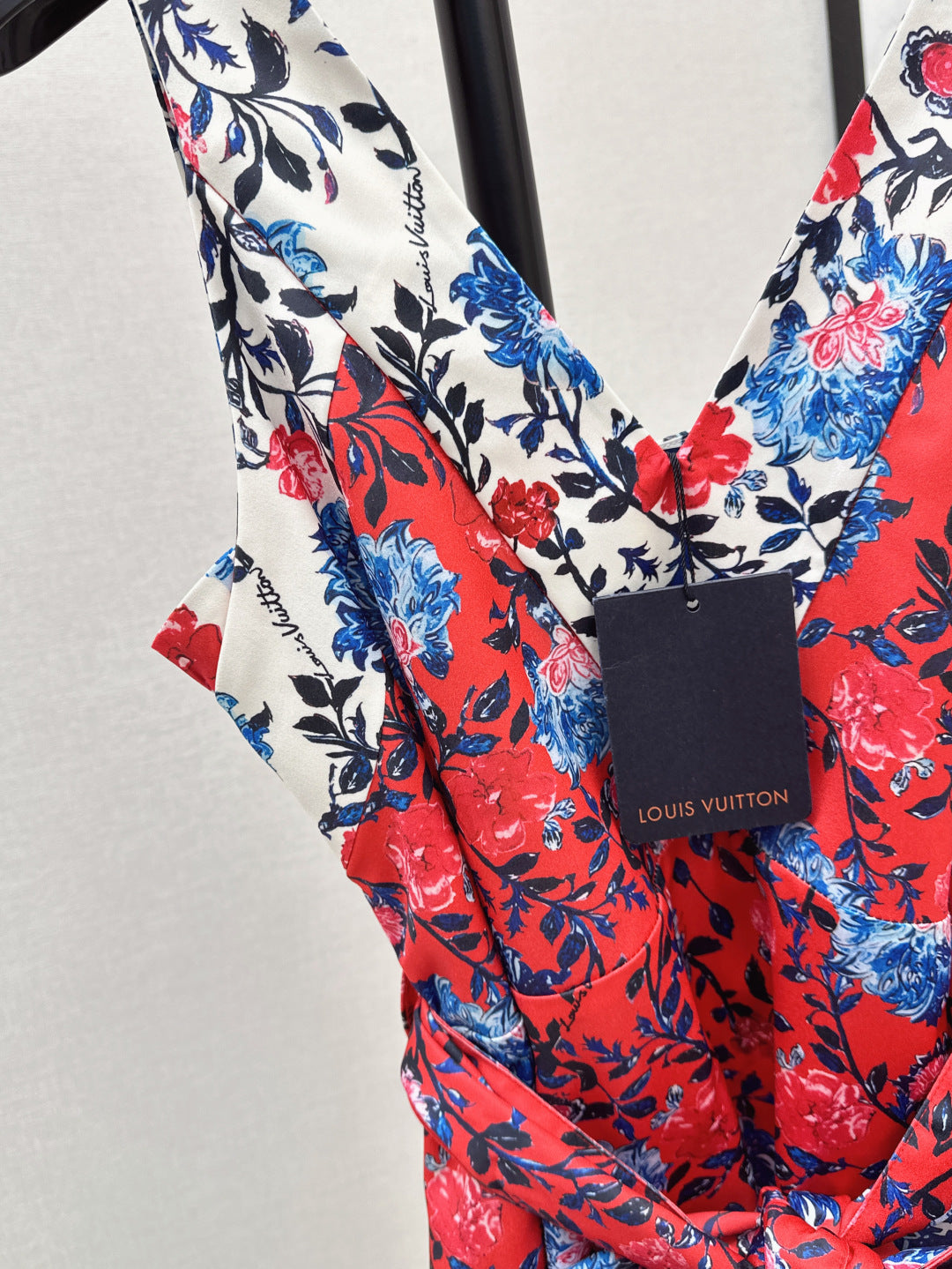 Loui* Floral Vine Godet Dress