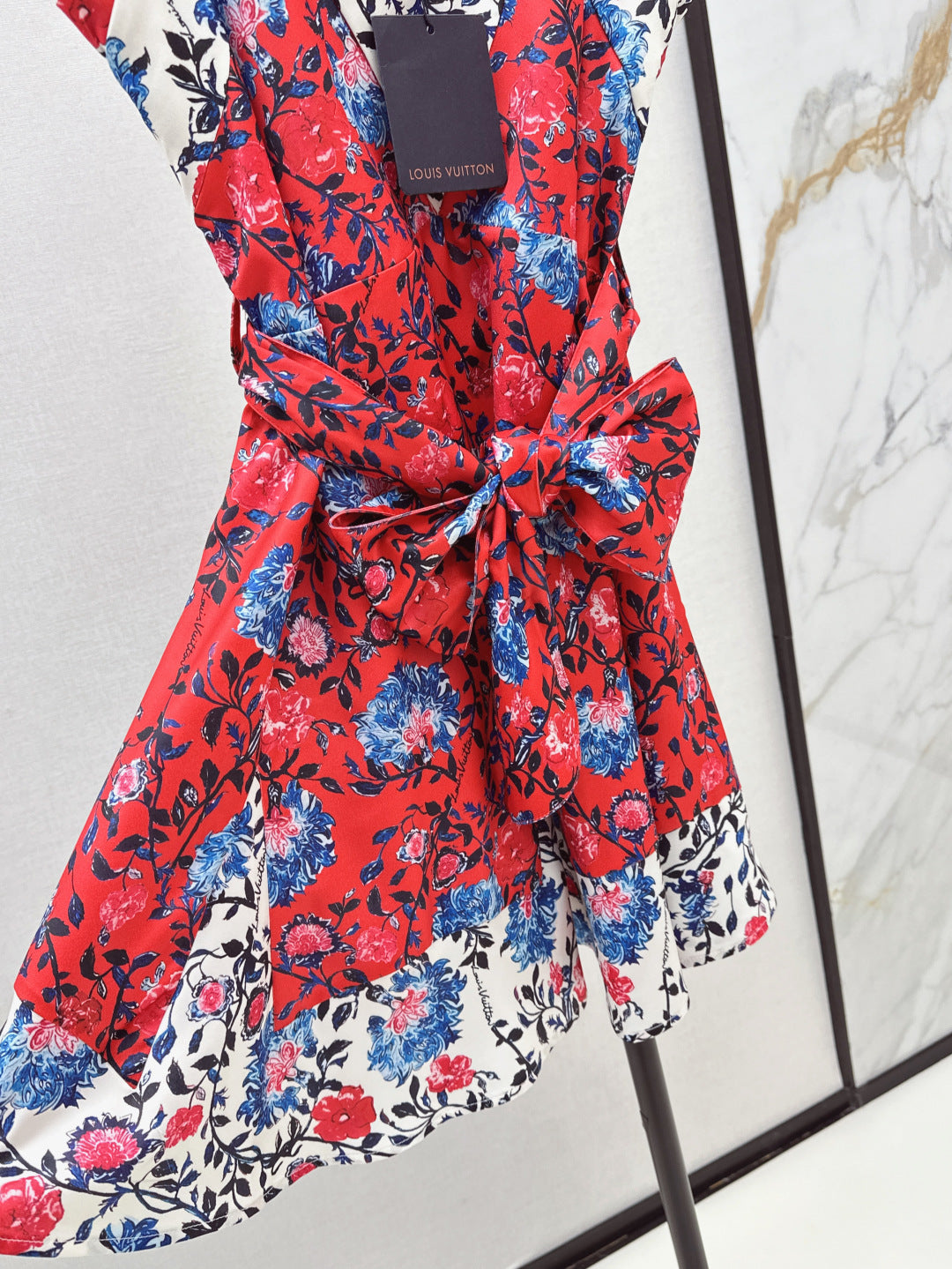 Loui* Floral Vine Godet Dress