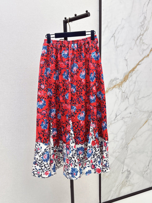 Loui* Floral Vine long skirt