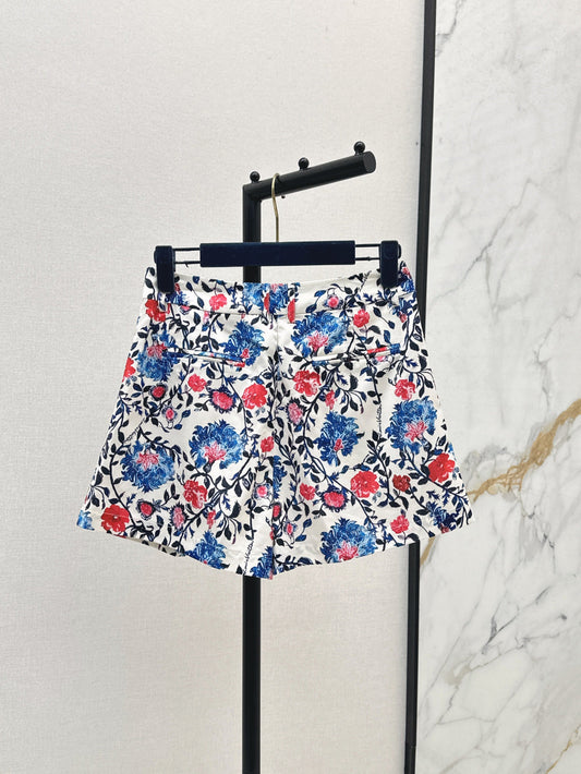 Loui* floral vine shorts