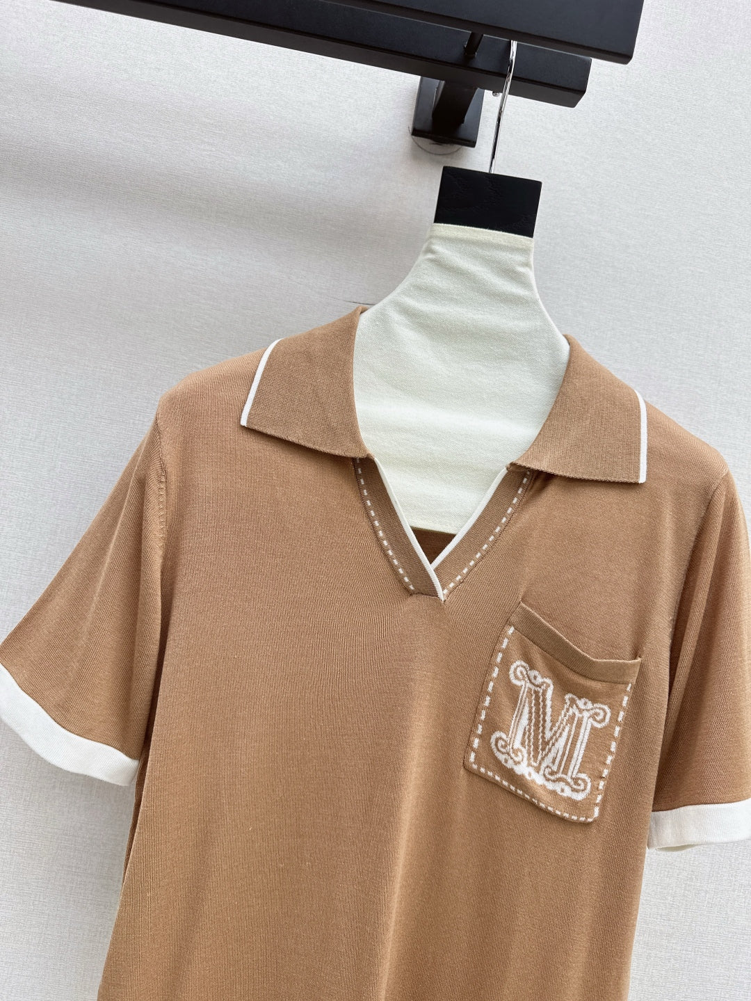 MaxM* knitted polo shirt