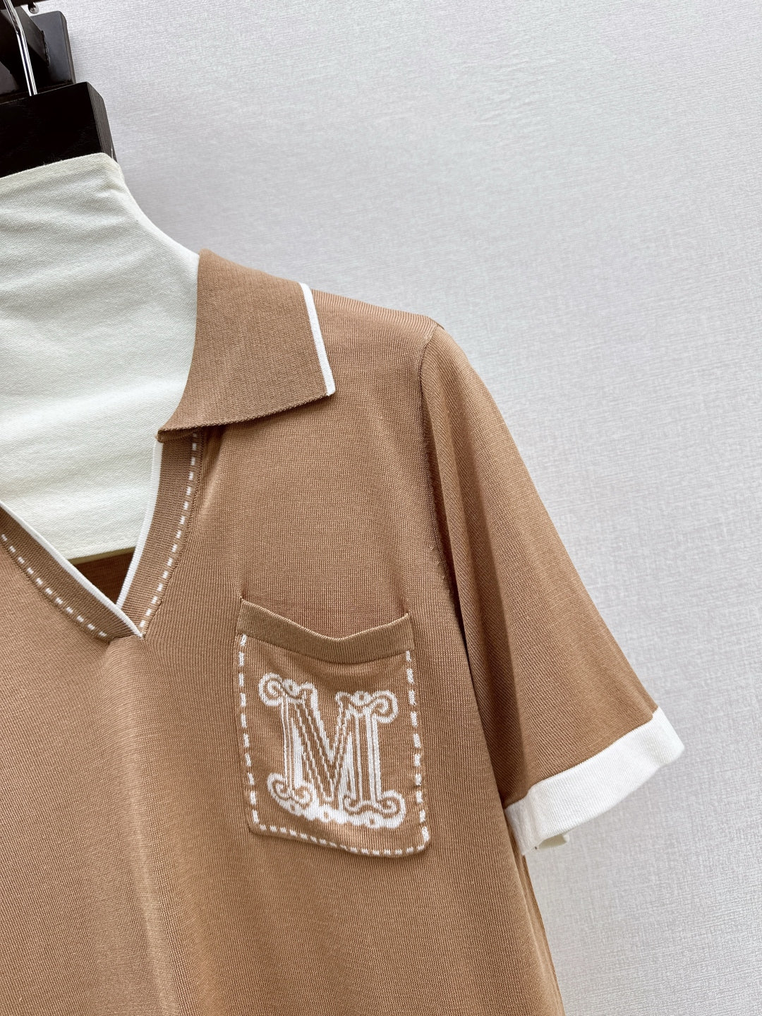 MaxM* knitted polo shirt