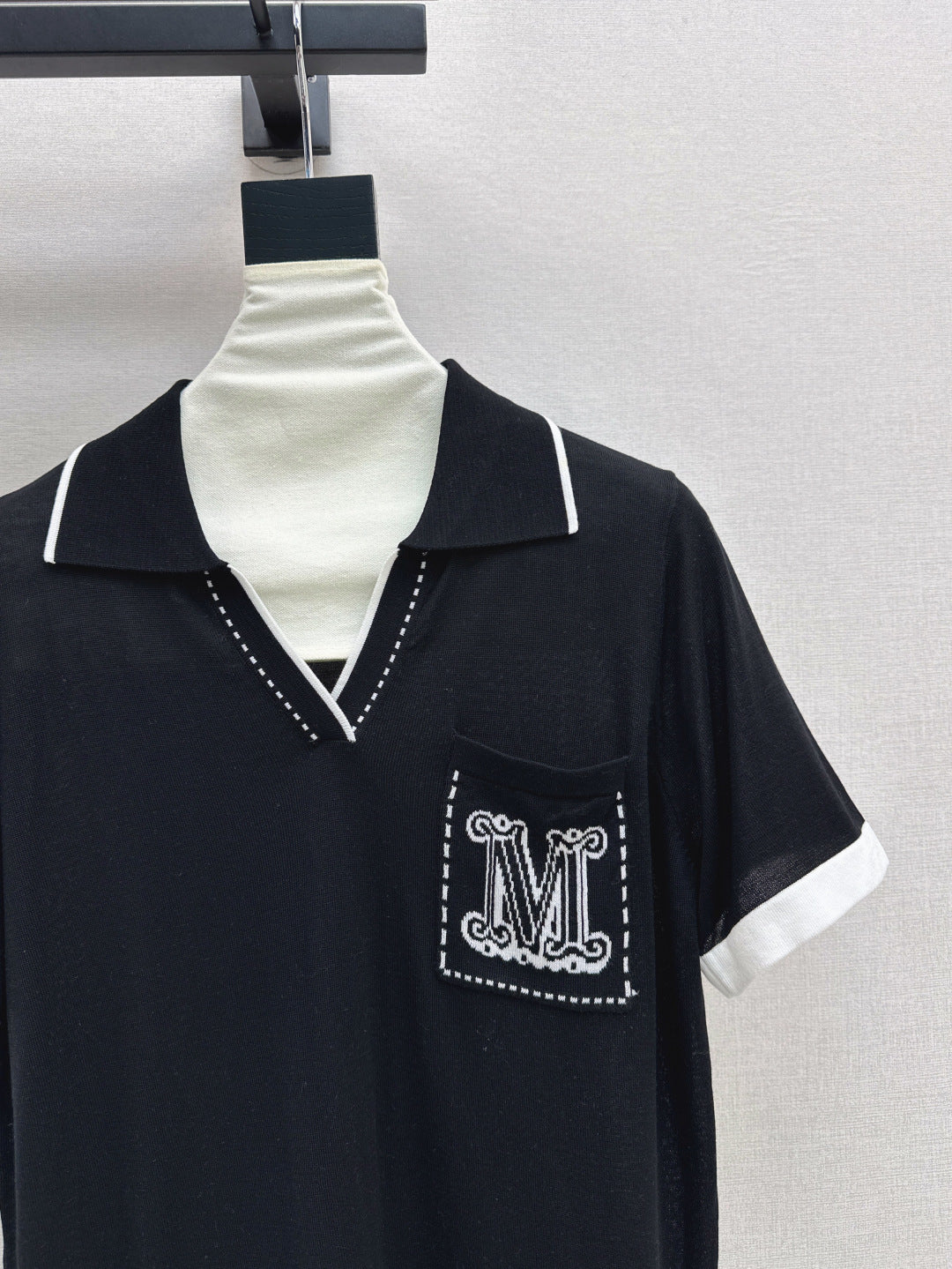 MaxM* knitted polo shirt