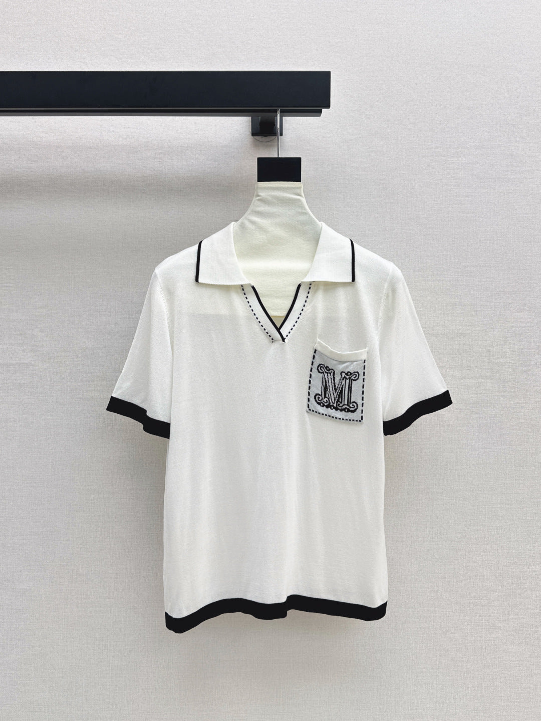 MaxM* knitted polo shirt