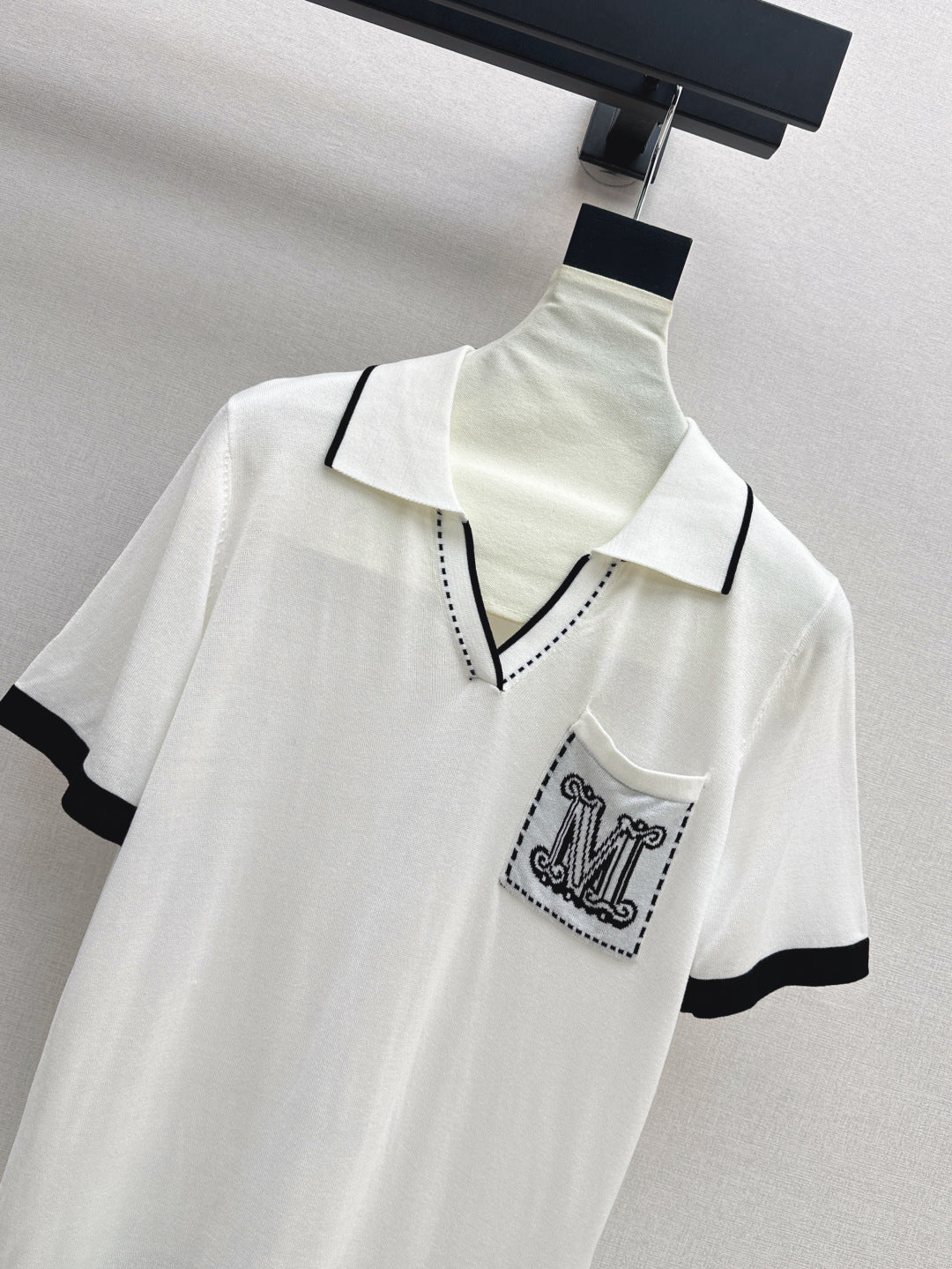 MaxM* knitted polo shirt
