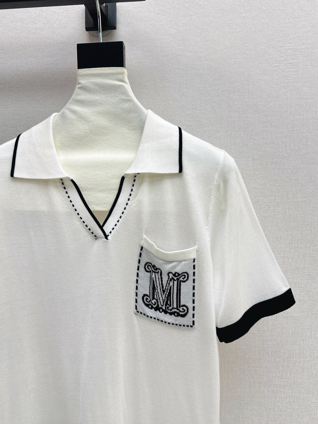 MaxM* knitted polo shirt