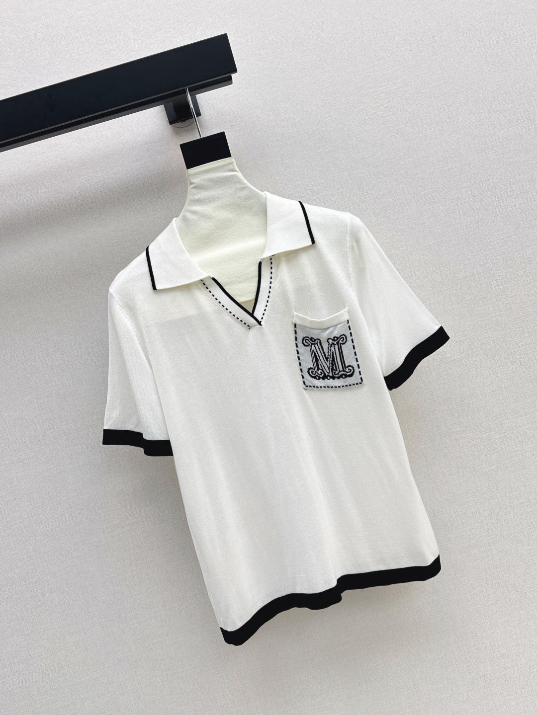 MaxM* knitted polo shirt
