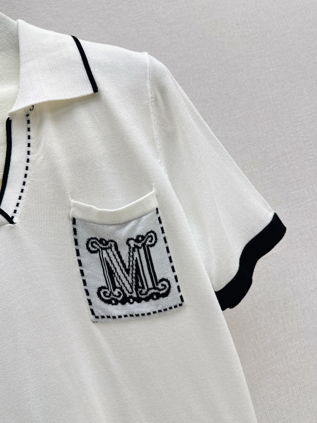 MaxM* knitted polo shirt